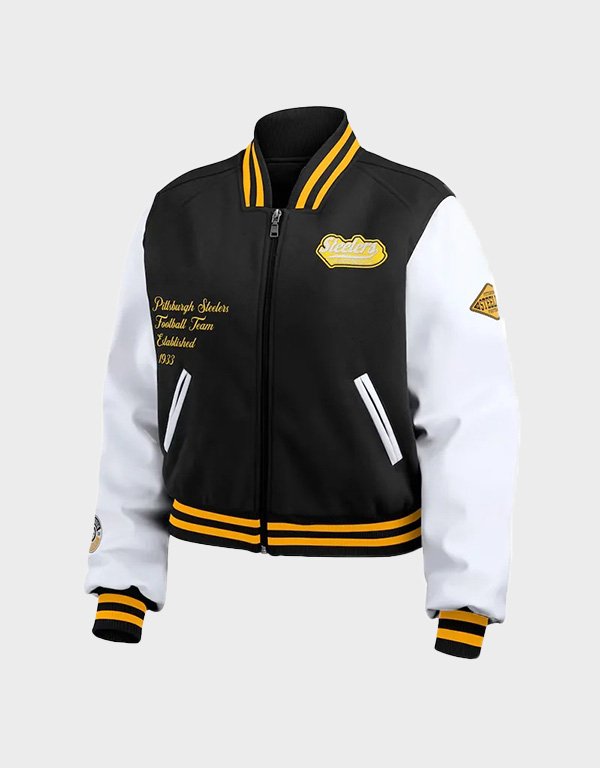 pittsburgh steelers varsity jacket pittsburgh steelers varsity jacket