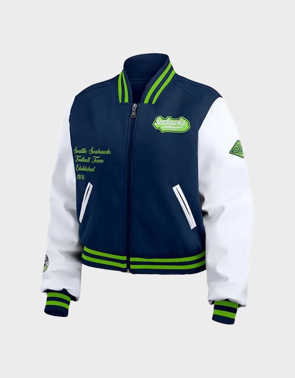 seattle seahawks varsity jacket seattle seahawks varsity jacket