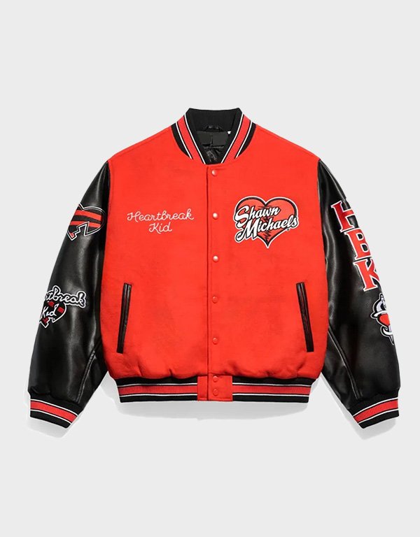 shawn michaels varsity jacket shawn michaels varsity jacket