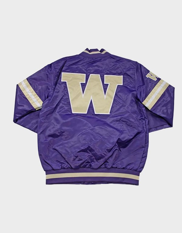 washington huskies legacy purple satin jacket washington huskies legacy purple satin jacket