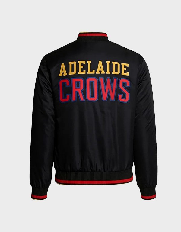 adelaide crows black bomber full zip jacket adelaide crows black bomber full zip jacket