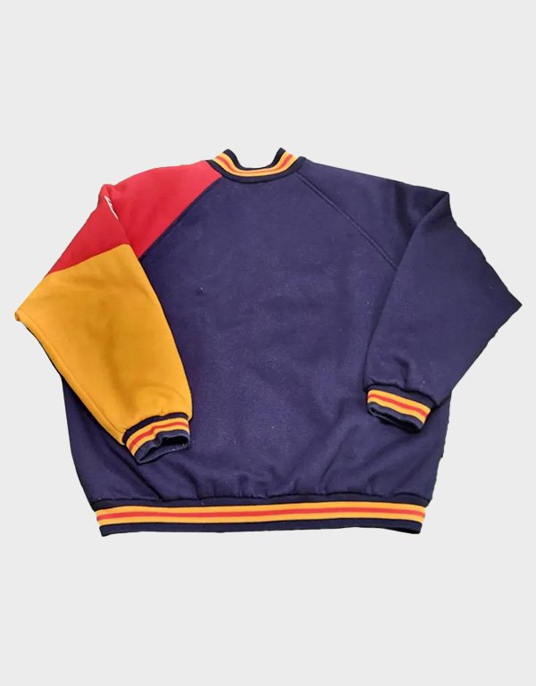 adelaide crows color block varsity fleece jacket adelaide crows color block varsity fleece jacket