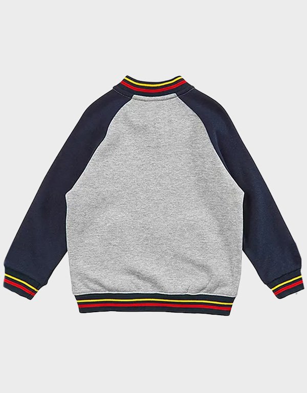 adelaide crows navy and gray varsity fleece jacket adelaide crows navy and gray varsity fleece jacket