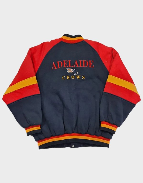 adelaide crows navy and red varsity wool jacket adelaide crows navy and red varsity wool jacket