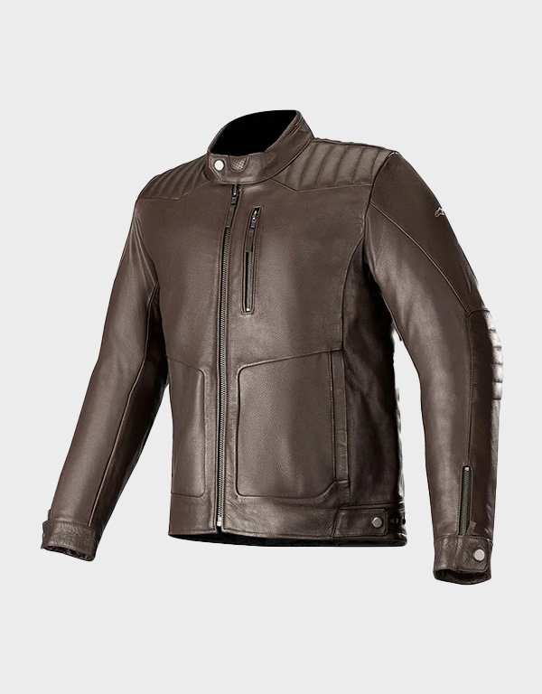 alpinestars crazy eight brown leather jacket alpinestars crazy eight brown leather jacket