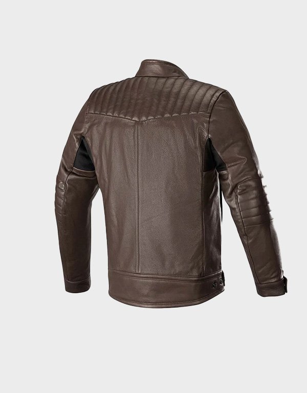 alpinestars crazy eight leather brown jacket alpinestars crazy eight leather brown jacket