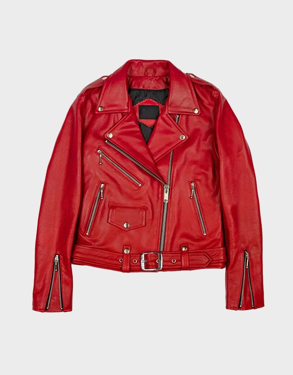 blood red leather jacket blood red leather jacket