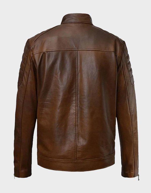 boss level roy pulver biker brown leather jacket boss level roy pulver biker brown leather jacket