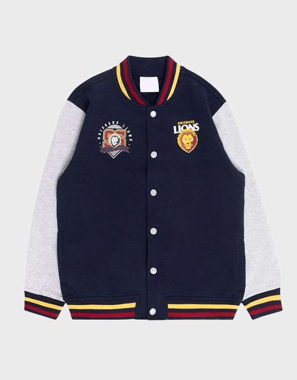 brisbane lions varsity jacket brisbane lions varsity jacket
