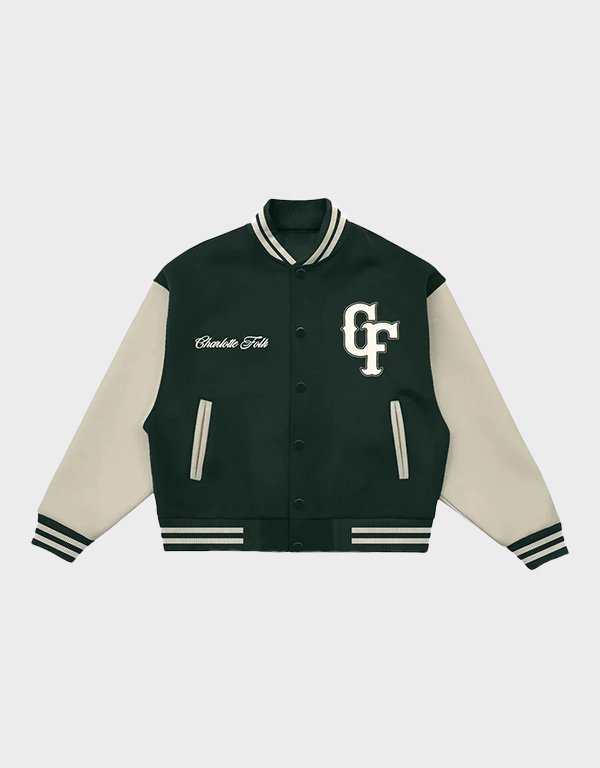 charlotte folk varsity jacket charlotte folk varsity jacket