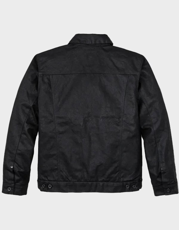 filson tin cloth short lined cruiser black jacket filson tin cloth short lined cruiser black jacket