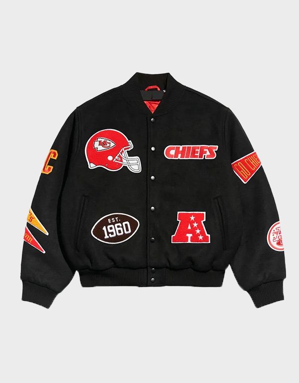 kansas city chiefs pennant wool jacket kansas city chiefs pennant wool jacket