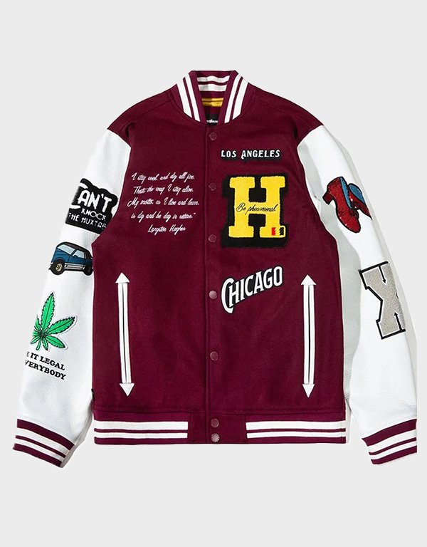 kenya barris blackaf h letterman jacket kenya barris blackaf h letterman jacket