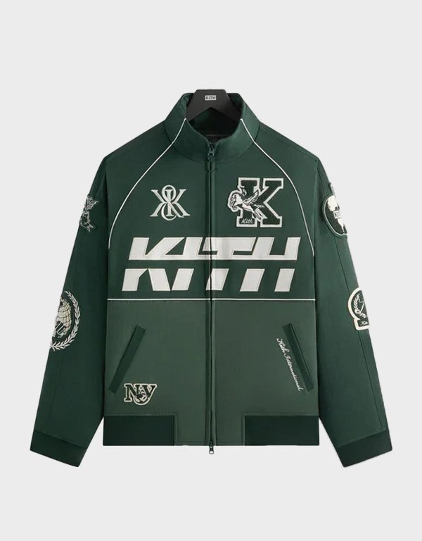 kith dejan racing stadium jacket kith dejan racing stadium jacket