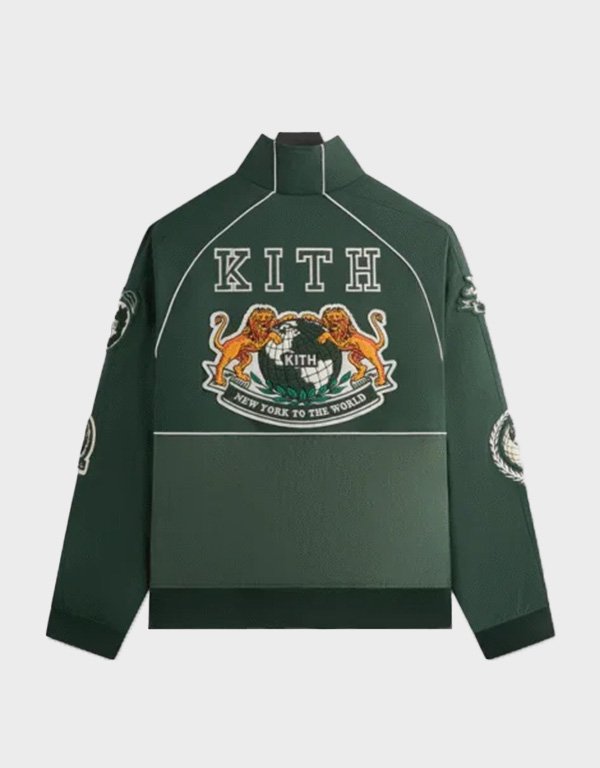 kith dejan racing stadium zipper jacket kith dejan racing stadium zipper jacket