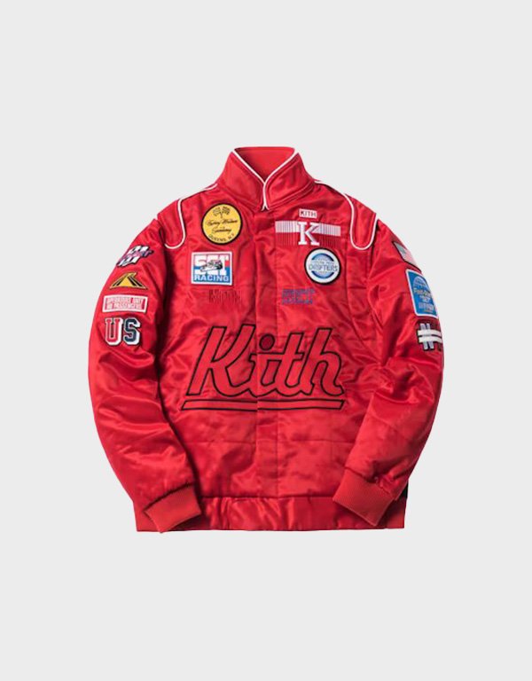kith racing red jacket kith racing red jacket