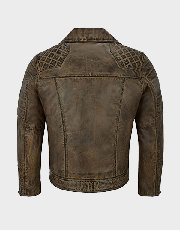 mens biker napa lambskin dirty brown leather jacket mens biker napa lambskin dirty brown leather jacket