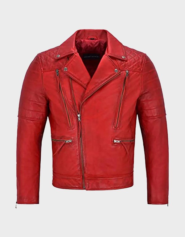 mens motorcycle napa lambskin red leather jacket mens motorcycle napa lambskin red leather jacket