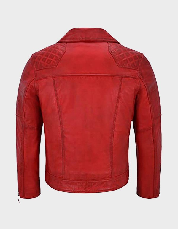motorcycle napa lambskin red leather jacket motorcycle napa lambskin red leather jacket