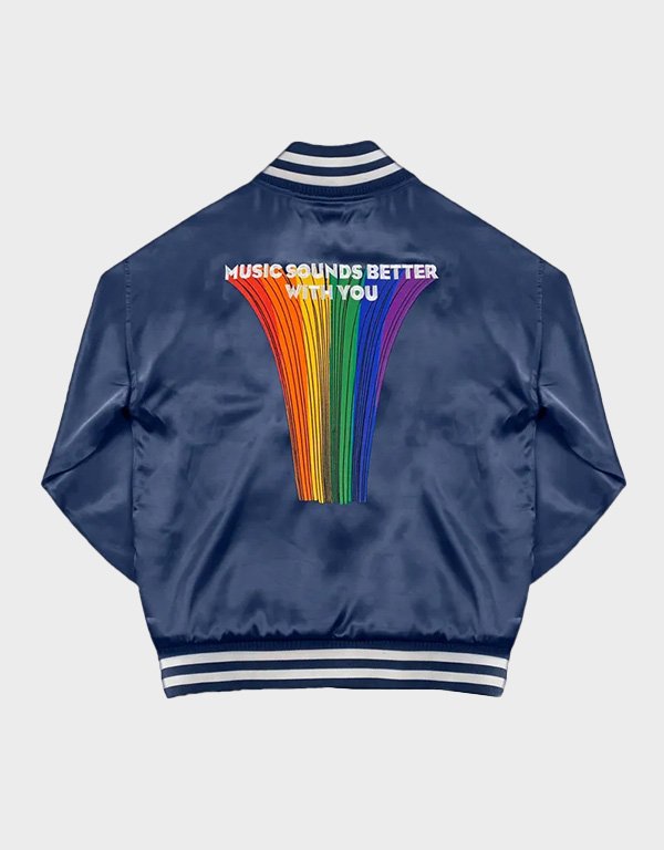 music sounds better with you satin jacket music sounds better with you satin jacket