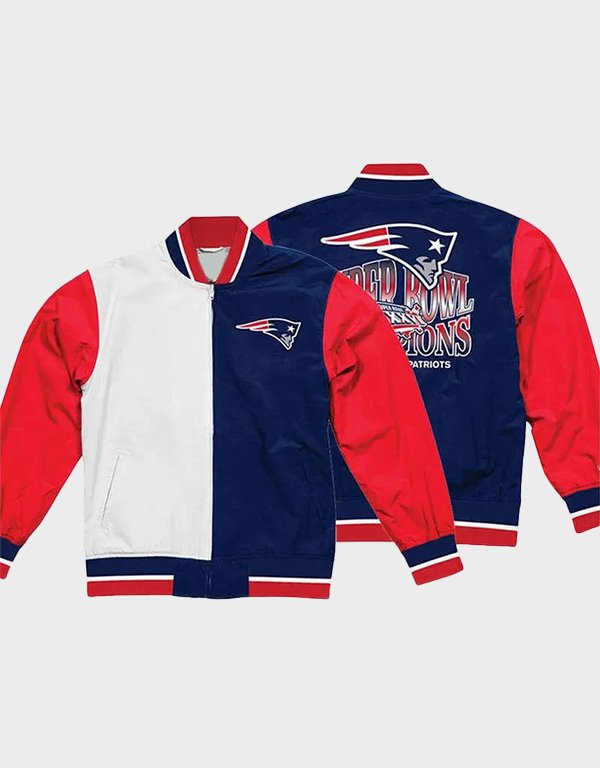new england patriots team history warm up jacket new england patriots team history warm up jacket