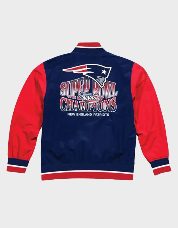 new england patriots warm up team history jacket new england patriots warm up team history jacket