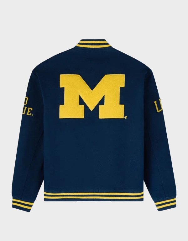ovo michigan wolverines navy varsity jacket ovo michigan wolverines navy varsity jacket