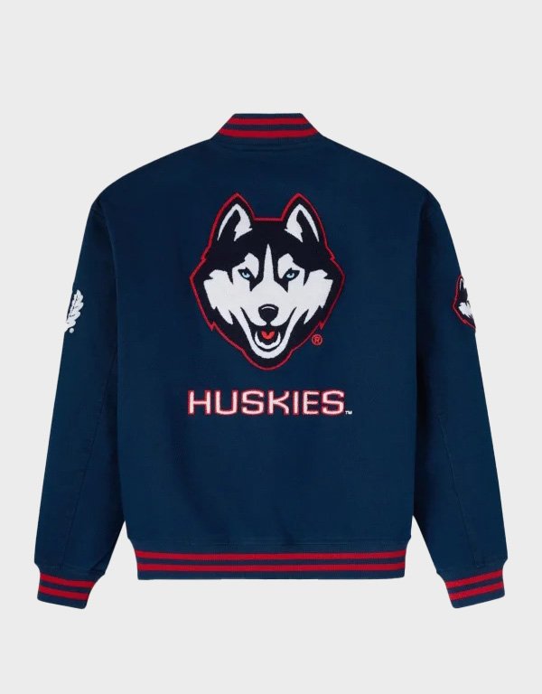 ovo uconn huskies navy varsity jacket ovo uconn huskies navy varsity jacket