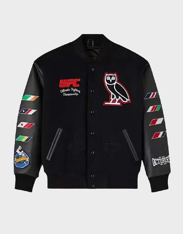 ovo ufc championship varsity jacket ovo ufc championship varsity jacket