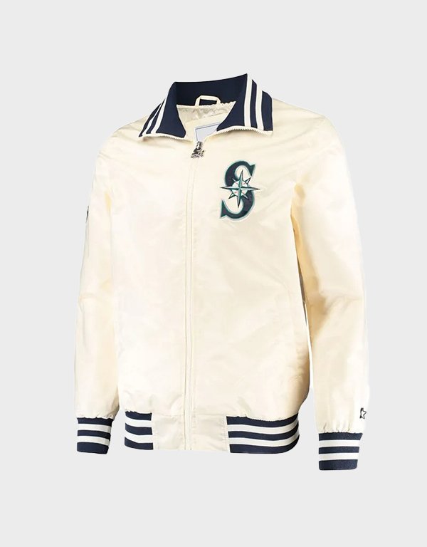 seattle mariners the captain ii cream jacket seattle mariners the captain ii cream jacket