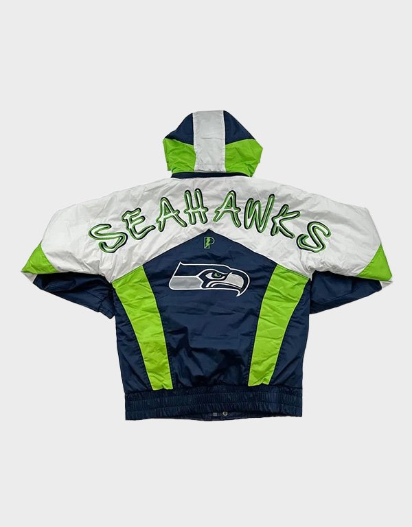 seattle seahawks action green shoulder-to shoulder hooded jacket seattle seahawks action green shoulder-to shoulder hooded jacket