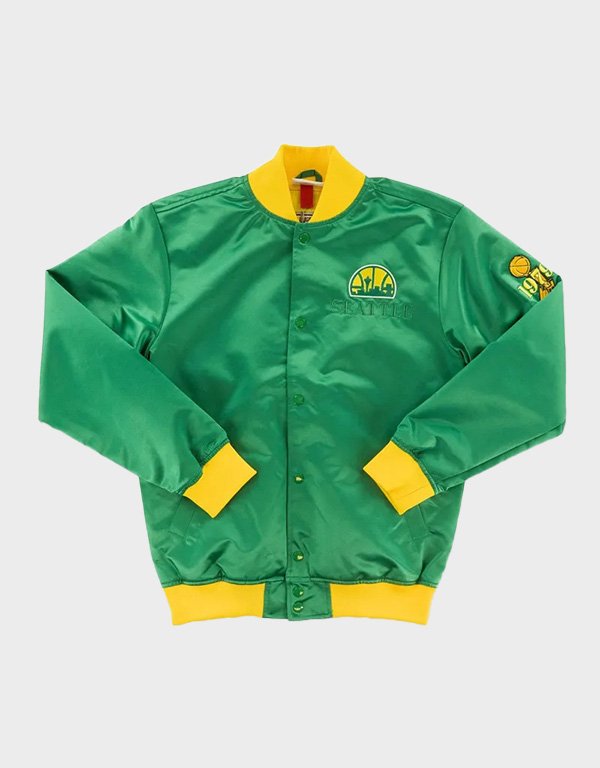 seattle supersonics champions lightweight jacket seattle supersonics champions lightweight jacket
