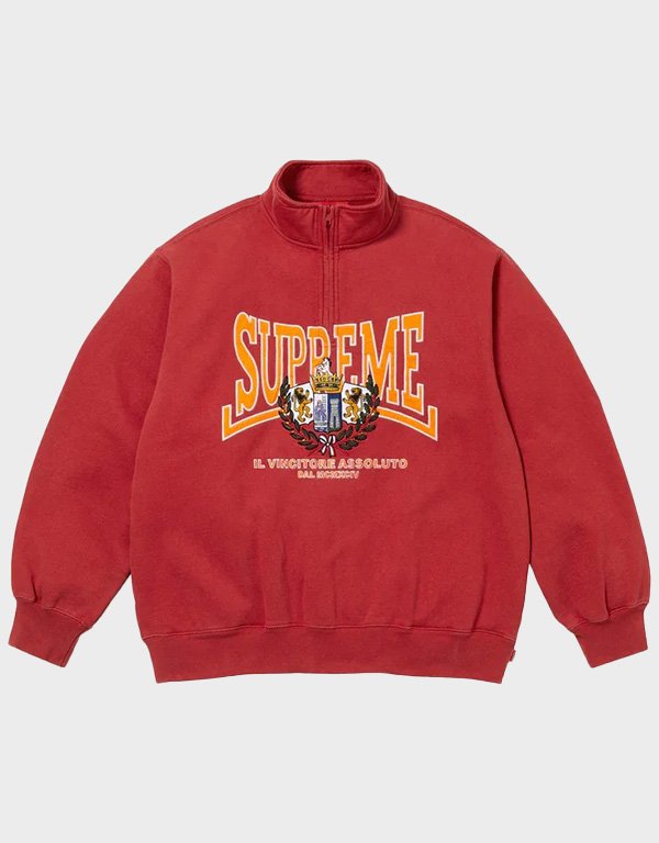 supreme crest applique red jacket supreme crest applique red jacket