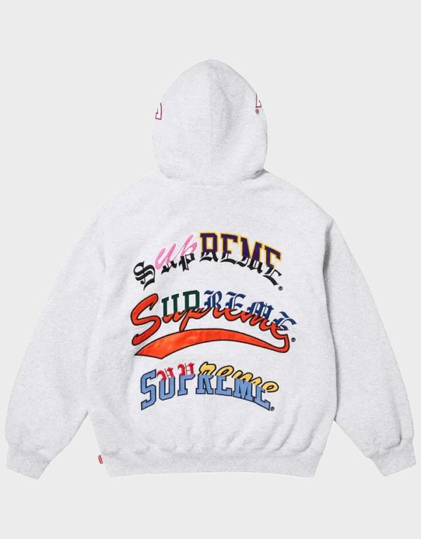 supreme multi logos ash grey hoodie supreme multi logos ash grey hoodie