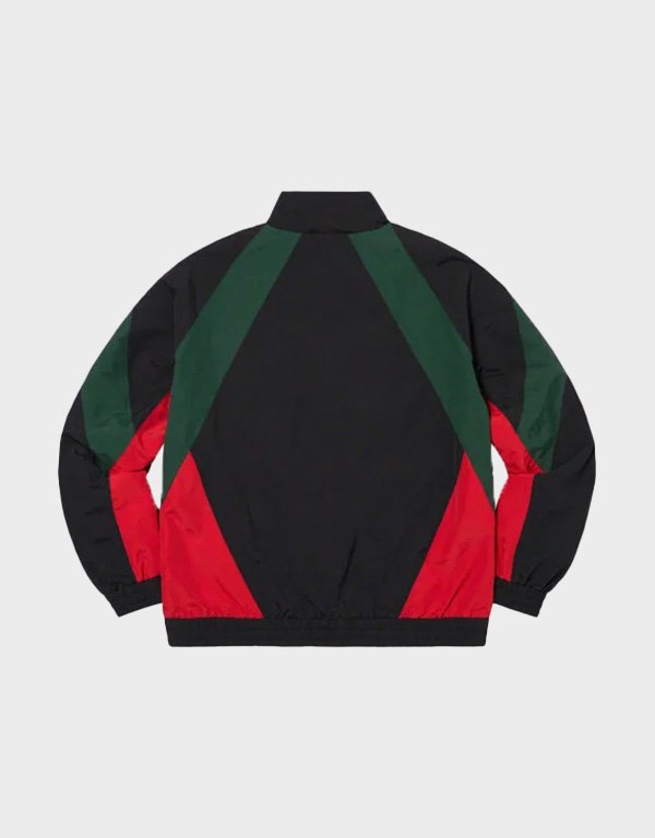 supreme paneled black track jacket supreme paneled black track jacket