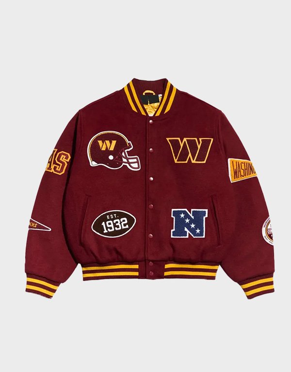 washington commanders pennant wool jacket washington commanders pennant wool jacket
